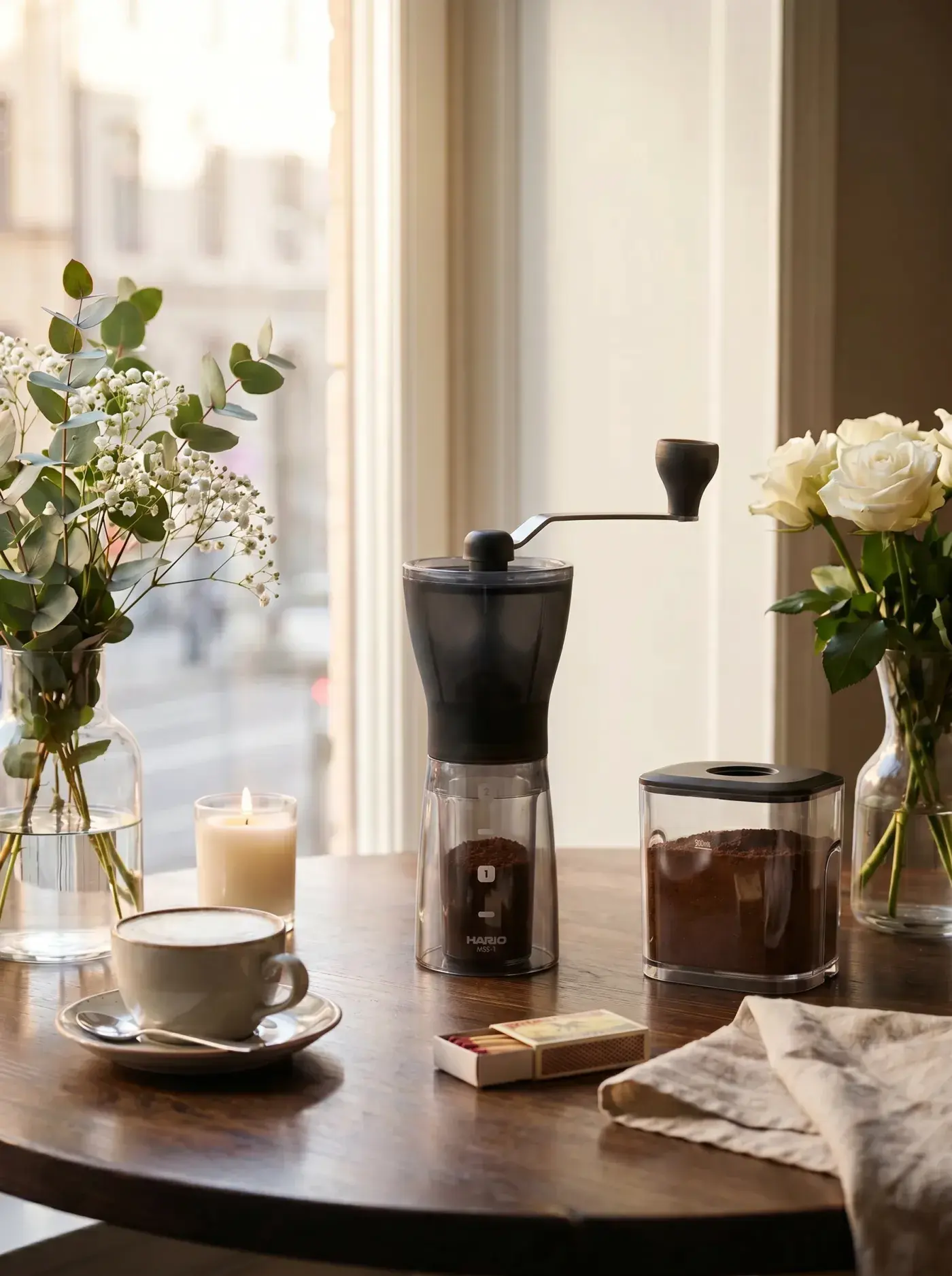 Conical burr coffee grinder