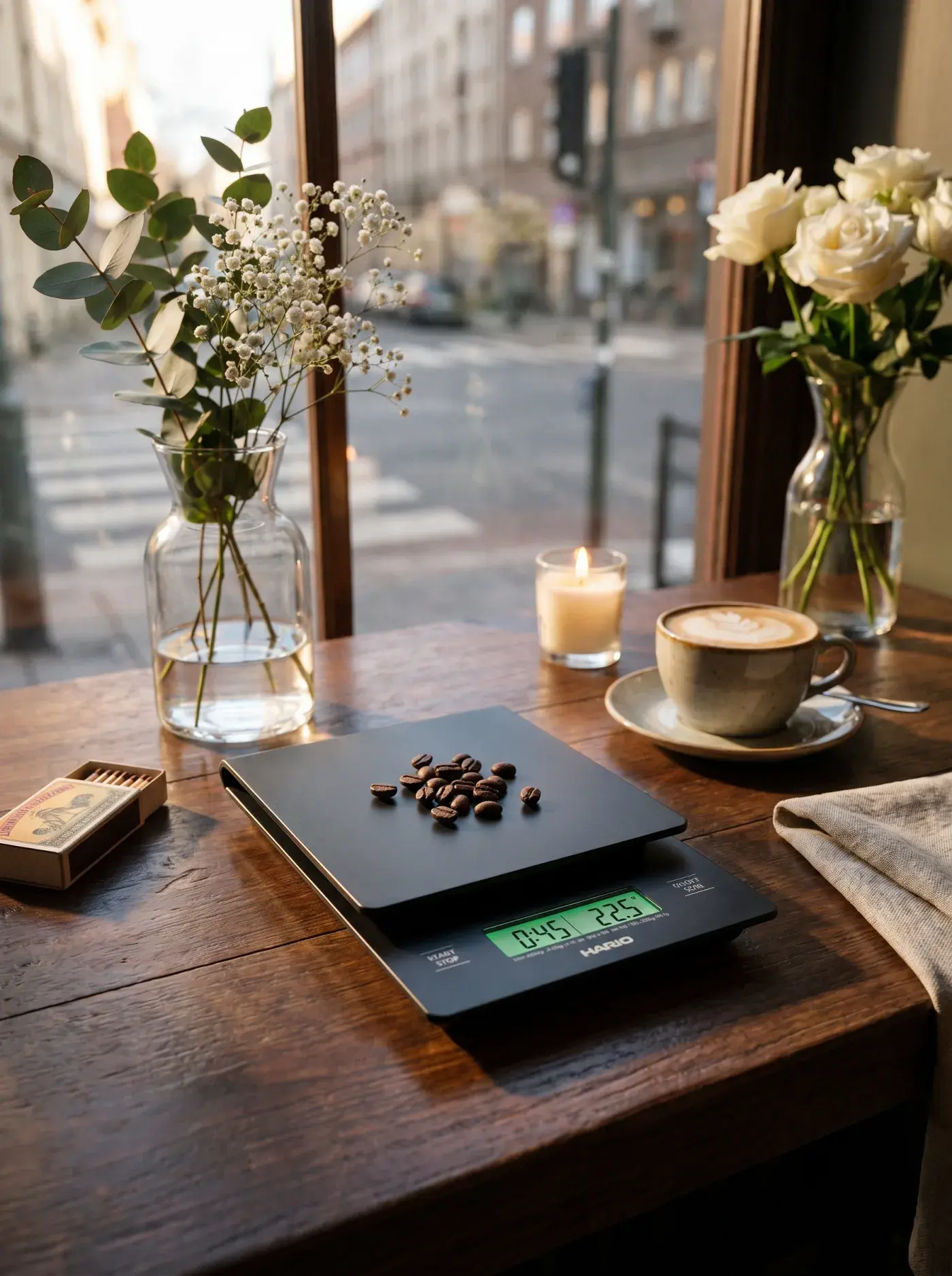Precision coffee scale